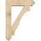 Ekena Millwork Balboa Arts and Crafts Rough Sawn Bracket w/ Offset Brace, Douglas Fir, 8"W x 32"D x 44"H BKT0806X32X44BOA03RDF - alternate 2